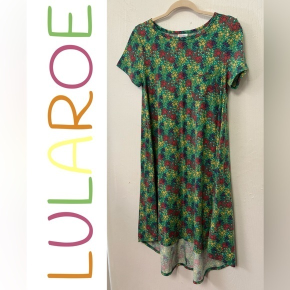 LuLaRoe Dresses & Skirts - LuLaRoe Carly High Low Women's Floral Dress
